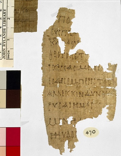 Papyrus Rylands 470