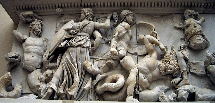 Bassorilievo dell'Altare di Zeus a Pergamo