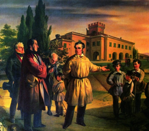 Cosimo Ridolfi presenta a Gino Capponi i suoi figli
