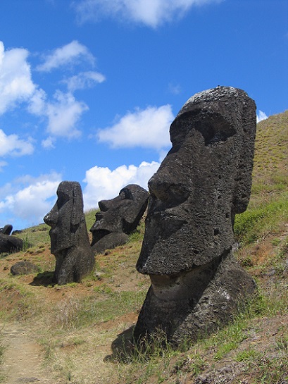 Moai sul Rano Raraku