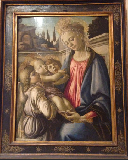 Madonna con il Bambino
                    e due Angeli
