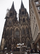 L'imponente facciata del Duomo di Colonia (Pierluigi Gelosa, 2012)